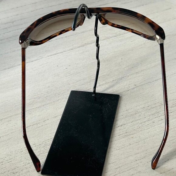 Marc by Marc Jacobs‎ Tortoise Oversized Rectangle Sunglasses with Case